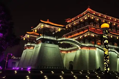 2020年1128—29日游览西安大雁塔,晚间去大唐芙蓉园看夜景29号晚上看