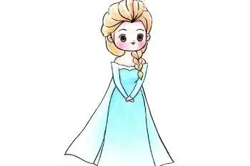 美人鱼女王简笔画图片2021-03-25冰雪女王简笔画2021-04-22蜂女王