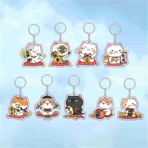 妙普乐如果历史是一群喵亚克力小挂件周边萌想诚品猫咪乌龙喵小饰品