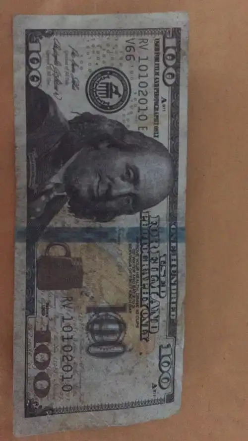 100美元鉴别