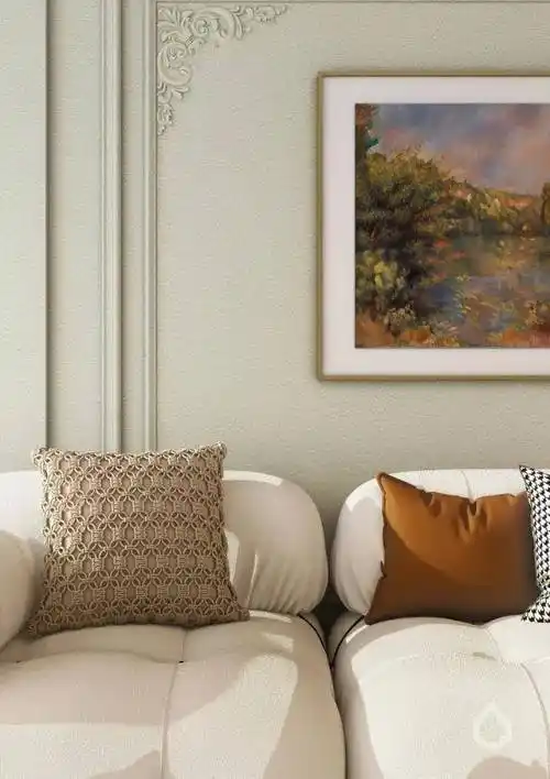 艺术漆背景墙效果图,焦糖暖色治愈你的审美焦虑_氛围_系列_威得彩