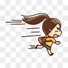 h5素材小女孩奔跑