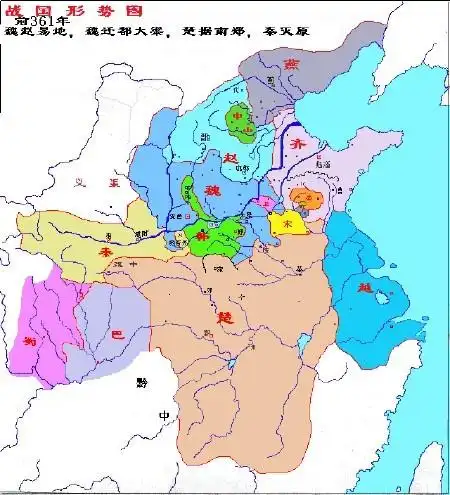 为什么战国时期魏国的领土那么狭长迂回?有什么来历吗?