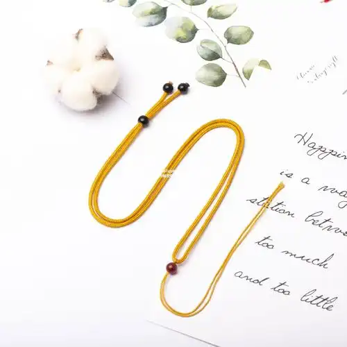 带顶珠红玛瑙项链绳2mm吊坠绳子简约diy香包饰品挂脖挂绳厂家