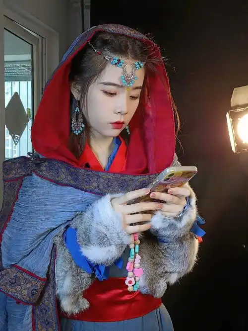 花絮今天拍蓝衣小枫