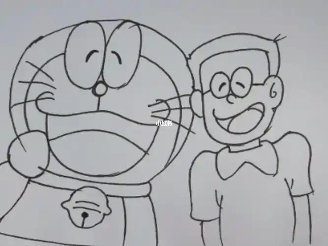 你就做自己吧#儿童简笔画  #哆啦a梦