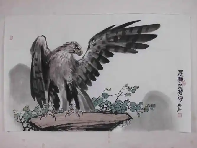 鹰系画家孙征教授最新作品