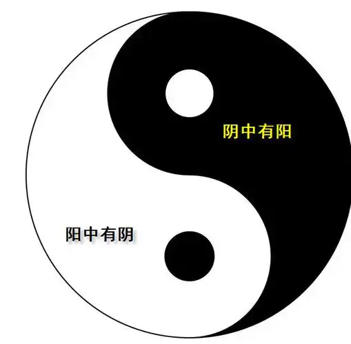 太极分成了相互对立的阴阳两方,因为有了天地阴阳,也便有了万物的产生