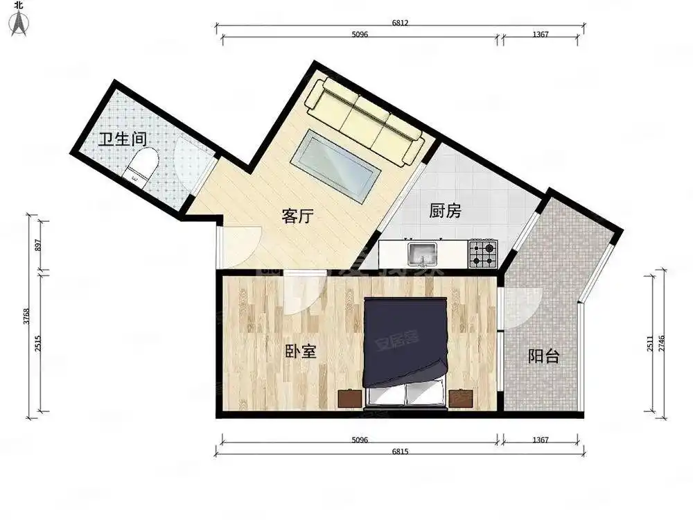 上海12平刀片房挂牌80万85万当天成交