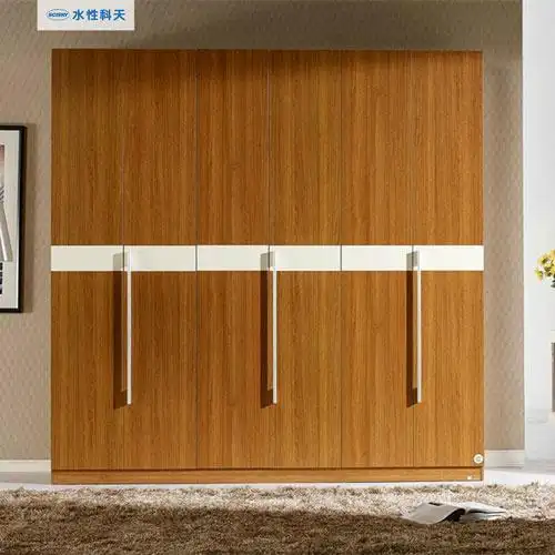 水性科天无毒定制家具m32901三门衣柜