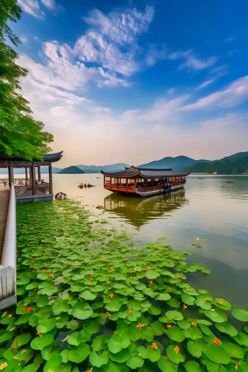 总要去趟杭州吧,去吹吹西湖的风,看看断桥的人,坐坐西湖的船, - 抖音