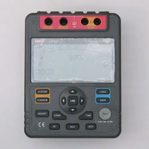 热销 优利德数字兆欧表 ut512 绝缘摇表 绝缘电阻测试仪 数字摇表