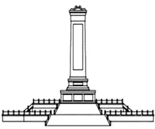 儿童八一建军节节日简笔画图片八一起义纪念碑