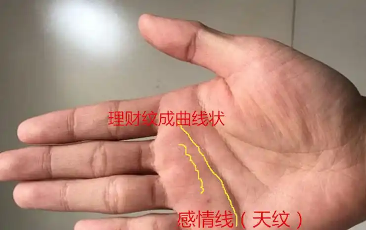 拥有理财纹,不代表一定会有财富,女性还容易婚姻波折!