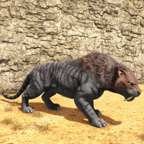 方舟:合作能力极强的恐狼团队,以二敌四揍翻迅猛龙,剑齿虎