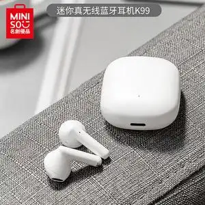 miniso名创优品真无线蓝牙耳机k99安卓苹果手机通用入耳式耳麦
