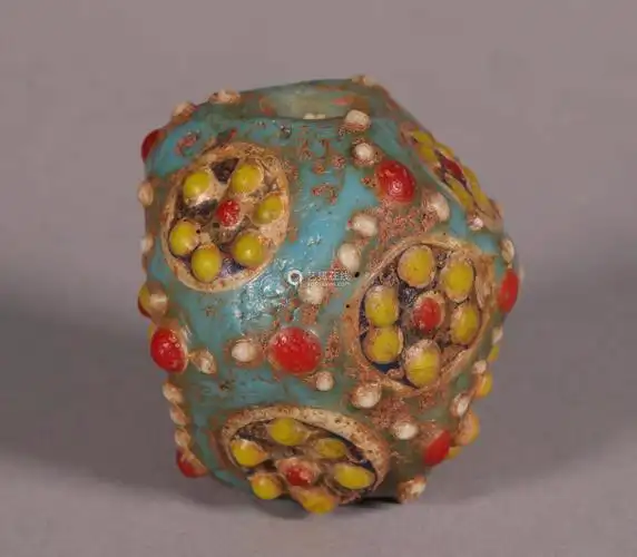 战国 蜻蜓眼琉璃珠