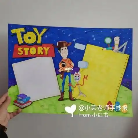 玩具总动员英语小报模板手抄报  玩具总动员  英语小报