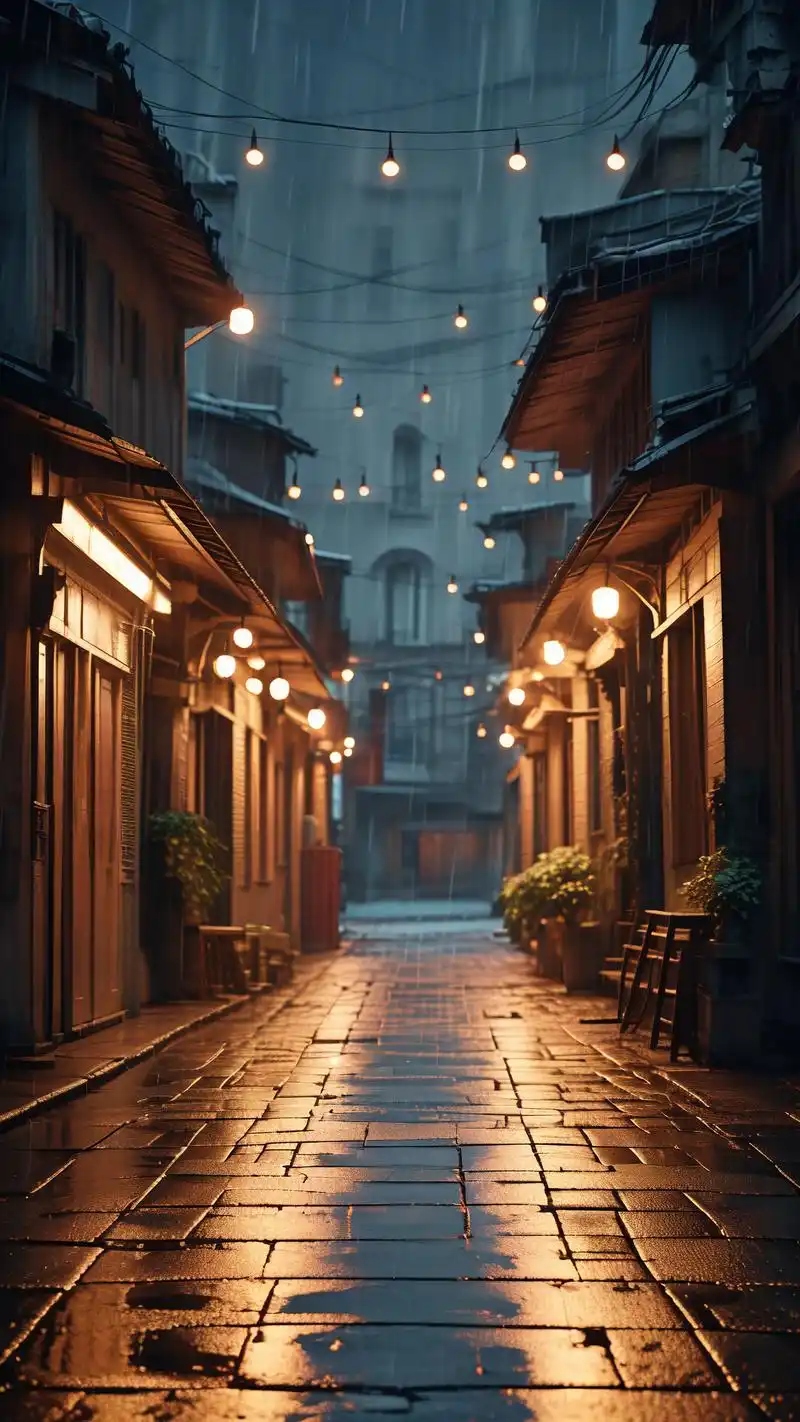 卡其色调自带复古滤镜,街道元素又增添了些许生活气息,仿佛穿越时空