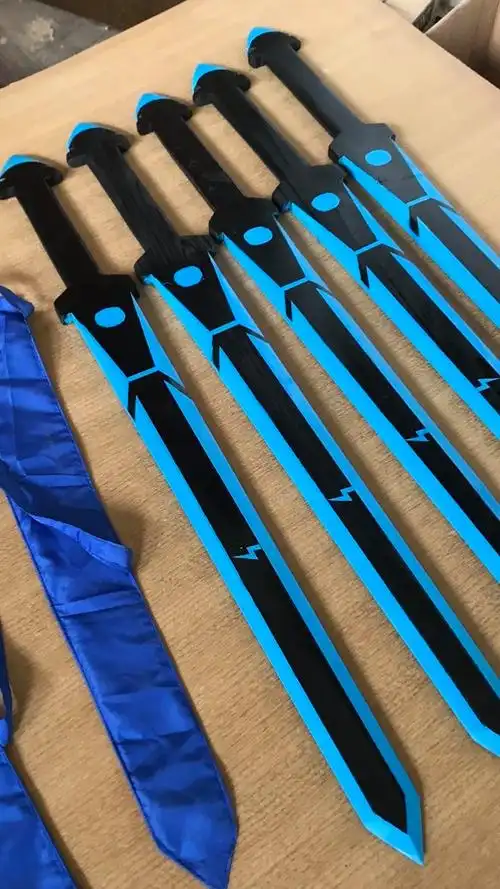 迷你世界能量剑木制儿童玩具游戏高配剑 66厘米能量剑【图片 价格