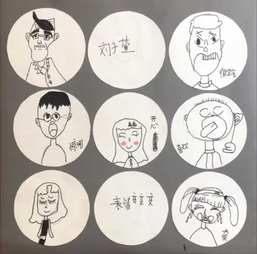 本节课《表情变变变》,引导孩子做出不同的表情,观察每种表情下的五官