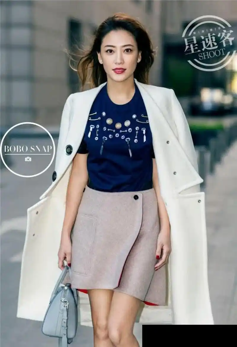 应采儿街拍美出新高度!