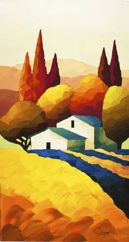 色彩装饰画 色彩二维构成平面二维构成