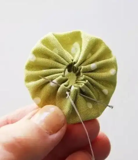 怎样叠浴花 3款布艺yoyo花教程学会了(15)