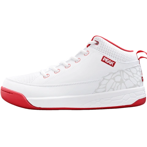 匹克篮球鞋男鞋2020夏季新款学生皮面运动鞋男正品白色低帮球鞋男