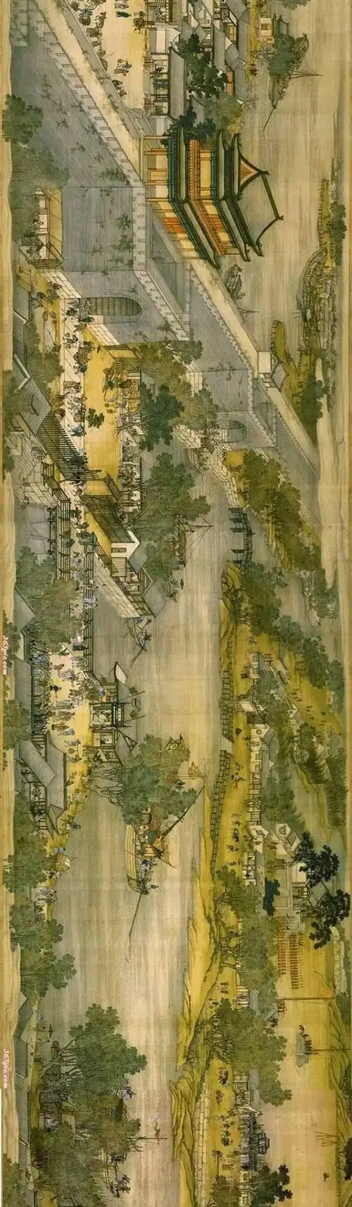《清明上河图》全景到是什么样的,今天学堂整理全图为你解眼馋,虽然不