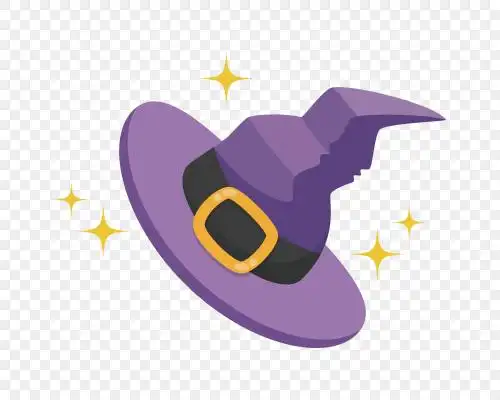 矢量图魔法师的帽子