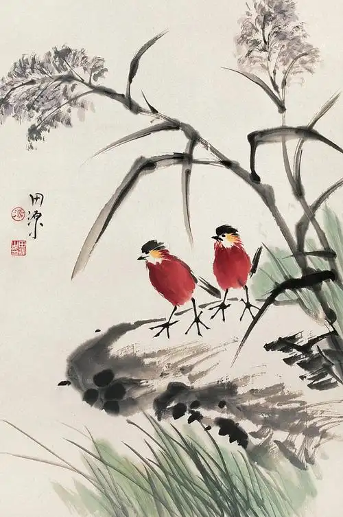 浙江中国花鸟画家协会理事 田源先生1960年出生于贵阳