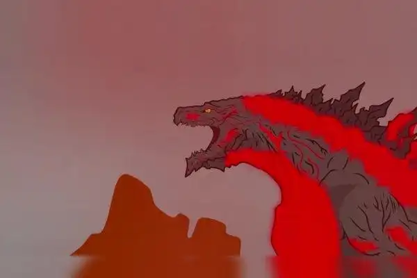 哥斯拉怪兽之王熔岩哥斯拉对战基多拉王