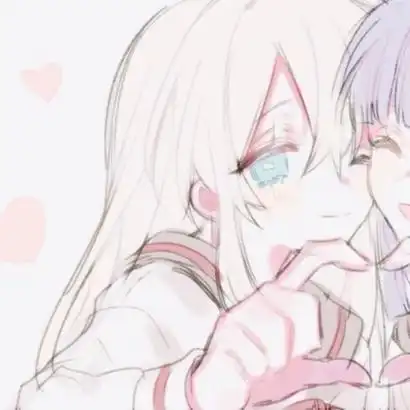 两人闺头,女生头像图片