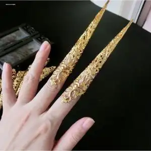 护甲套宫廷假长指甲同款古装代风皇后贵妃清朝成人儿童