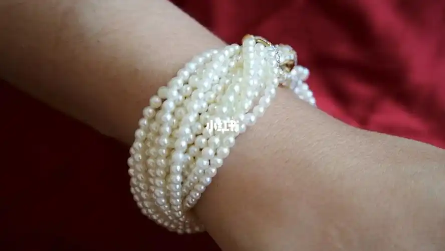 cartier珍珠钻石手链