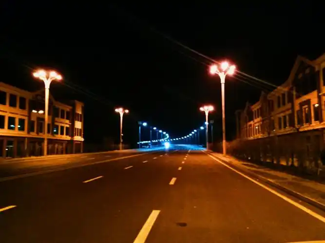 夜幕下的北岸新城