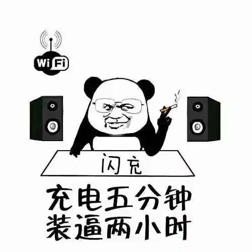 wifi 闪充电五分钟装逼两小叶