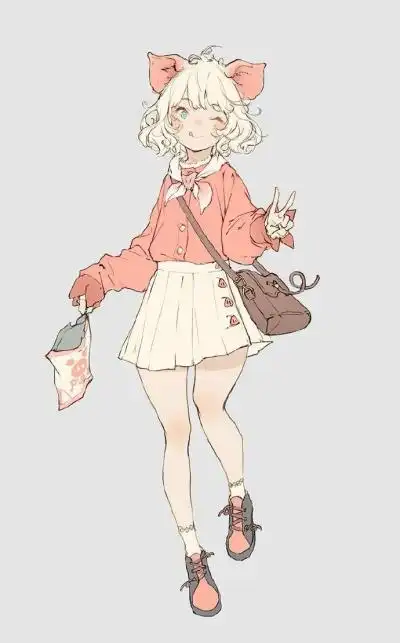 动漫少年全身图