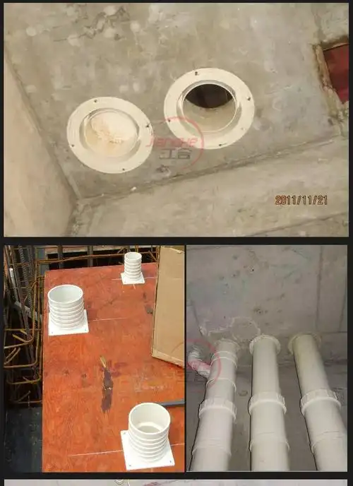 止水节套筒预埋件pvc15cm套管5075110排水管一次性预留直接配件φ50加