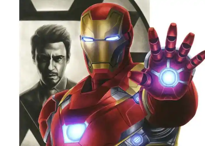 钢铁侠艺术4k 简约 2018 超级英雄电脑壁纸 - like壁纸网