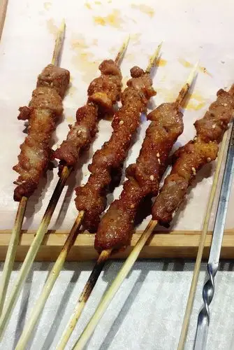 喂小欠儿做的烤羊肉串