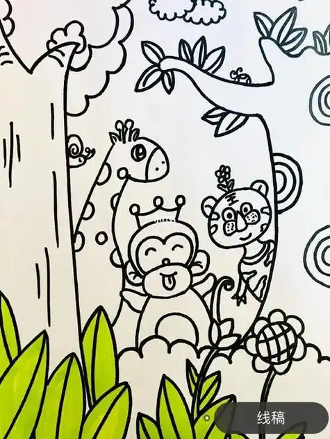 森林怎么画 森林怎么画简单又好看