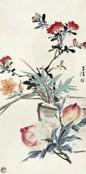 写意专题王雪涛石榴花作品集锦