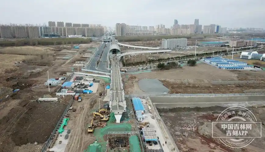 【吉镜头】长春轻轨四号线延长线复工进行时