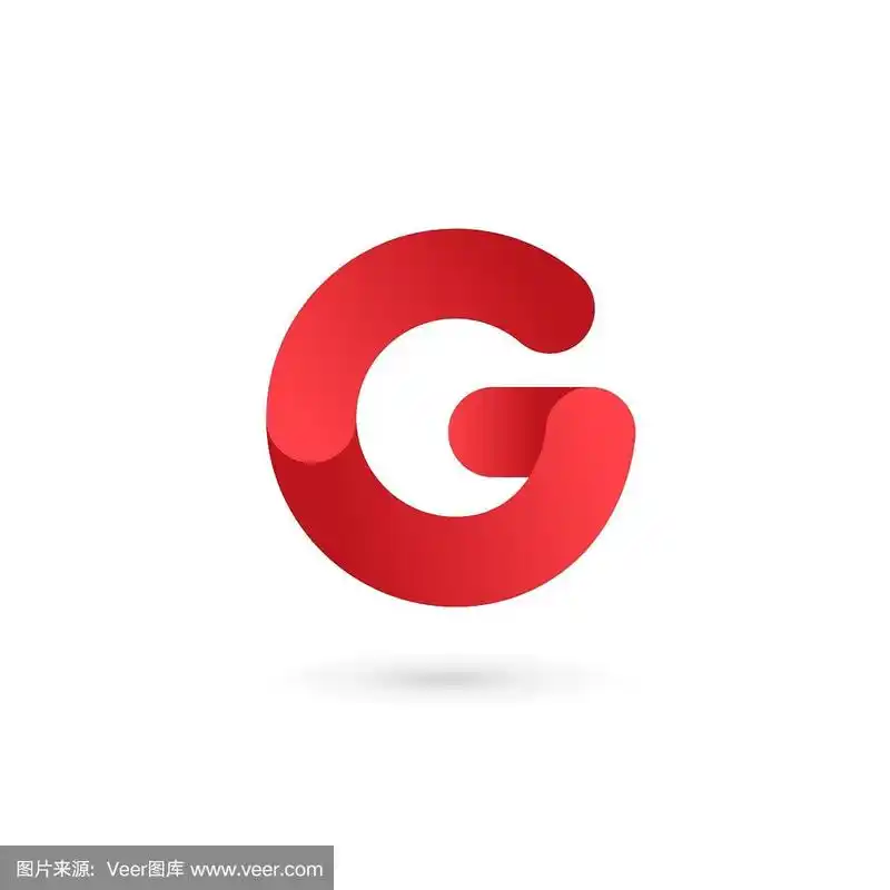 字母g标志图标设计模板元素