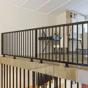铁艺楼梯扶手室内阳台护栏围栏家用飘窗栏杆阁楼隔断简约现代酒吧