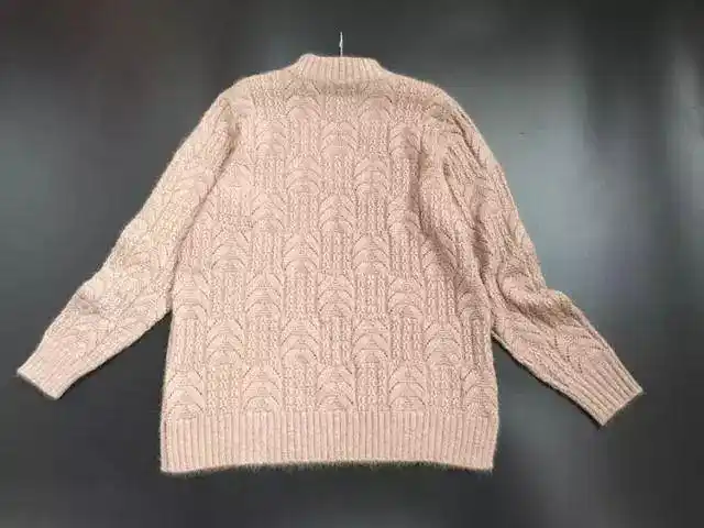 女士细线毛衣起多少针女士羊绒套衫编织图解漂亮