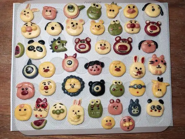 虎和嘟的妈咪做的卡通饼干 亲子手工造型饼干 立体饼干 卡通动物饼干