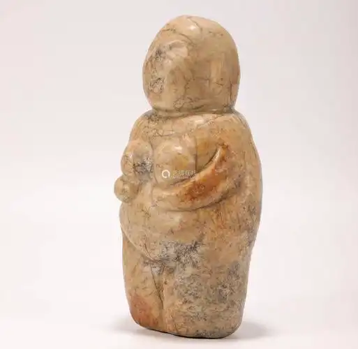 jadehumanstatuefromhongshanculture红山文化时期玉人